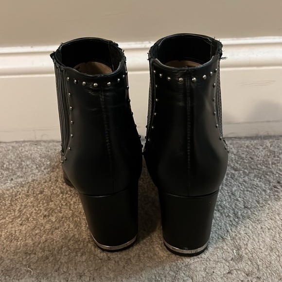 Black leather Michael Kors ankle boots size 7 - Picture 4 of 5